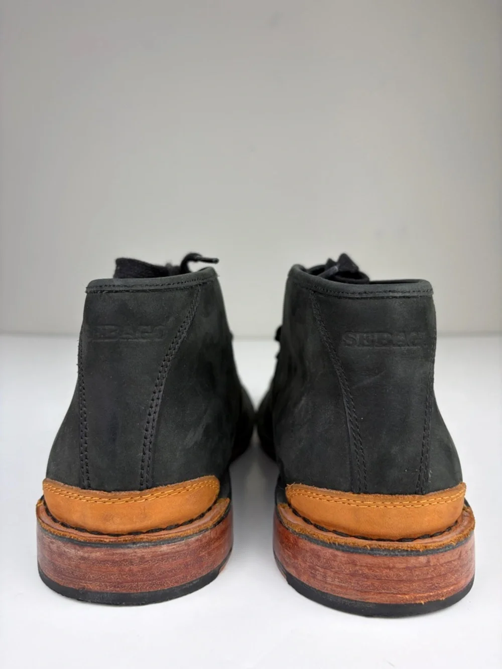 Sebago Halyard Chukka Boots Black‎ Nubuck Leather Men’s Size 9